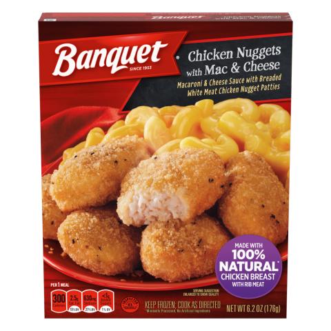 Banquet Basic Chicken Nuggets with Mac and Cheese Meal