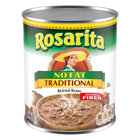 Rosarita Non-Fat Refried Beans 30oz