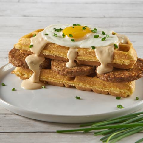 PLANT-BASED WAFFLE MADAME