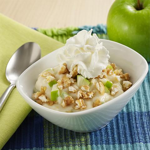 CINNAMON APPLE PUDDING DESSERT 