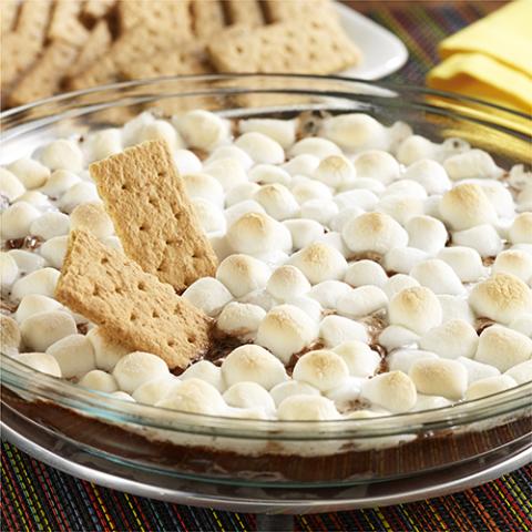 CHOCOLATE PUDDING S'MORES DIP 