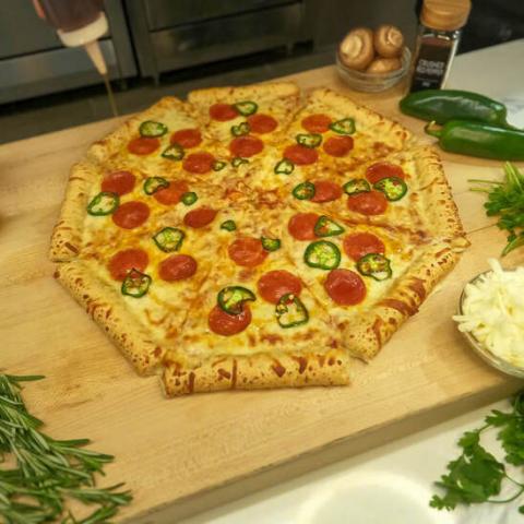HOT HONEY PEPPERONI PIZZA