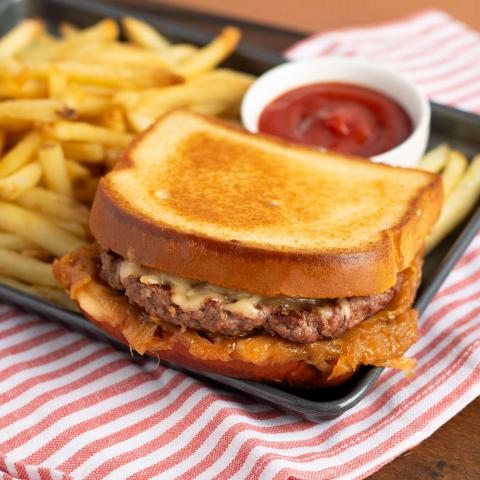FRENCH ONION PATTY MELTS