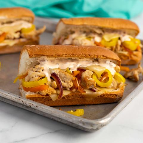 SPICY CHICKEN PHILLY HOAGIES