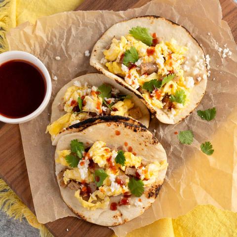 BREAKFAST TACOS