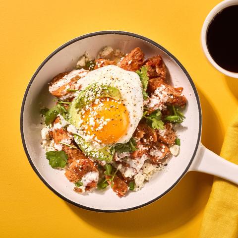 GREEN CHILAQUILES