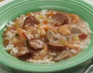 SHRIMP SAUSAGE GUMBO