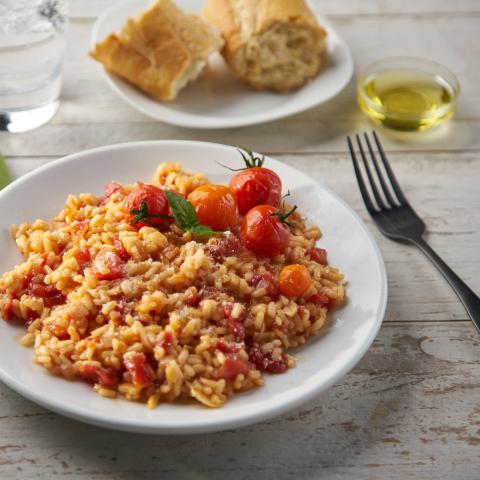 TOMATO RISOTTO WITH DICED TOMATOES