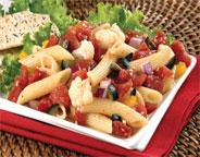 PENNE PASTA SALAD WITH TOMATO VINAIGRETTE
