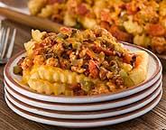 TURKEY CHILI NACHOS - created by Chef Art Smith