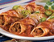 ENCHILADAS WITH GROUND PEAR TOMATOES