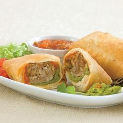 STUFFED GREEN PEPPER CHIMICHANGA