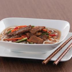 FIVE SPICE BEEF PEPPER STEAK NOODLE BOWL