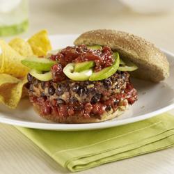 FIRE-ROASTED BLACK BEAN BURGER