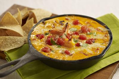 CHEESY SHRIMP FAJITA DIP