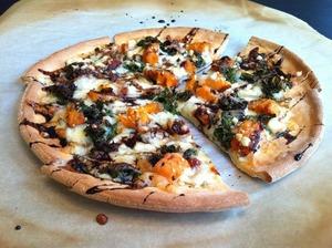ROASTED VEGGIE PIZZA WITH BALSAMIC REDUCTION