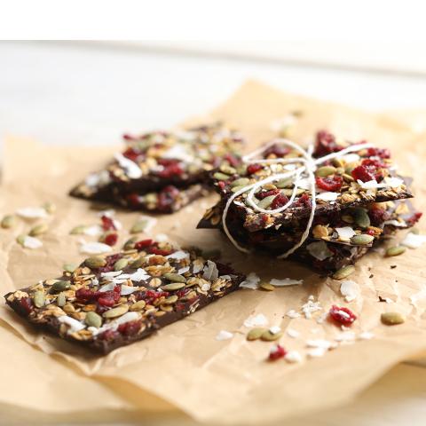 TRAIL MIX CHOCOLATE BARK
