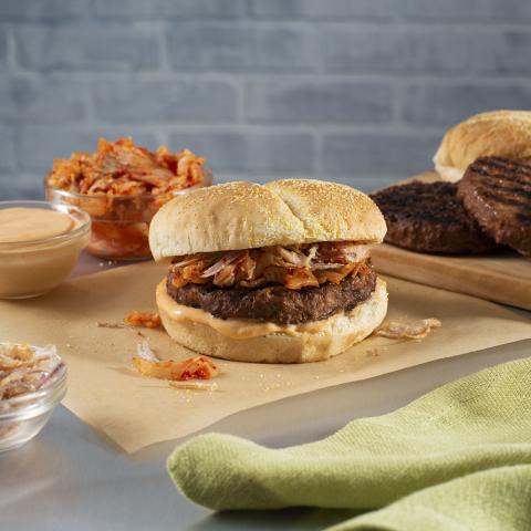 PLANT-BASED KIMCHI BURGER