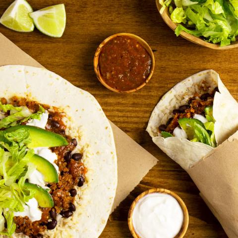 GRAB AND GO BEEFLESS BURRITO 