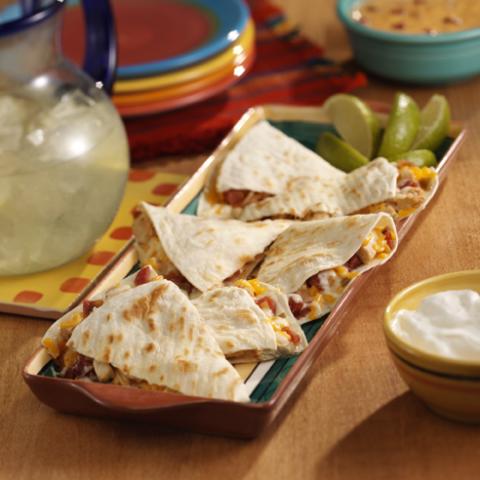 ULTIMATE CHICKEN QUESADILLAS 