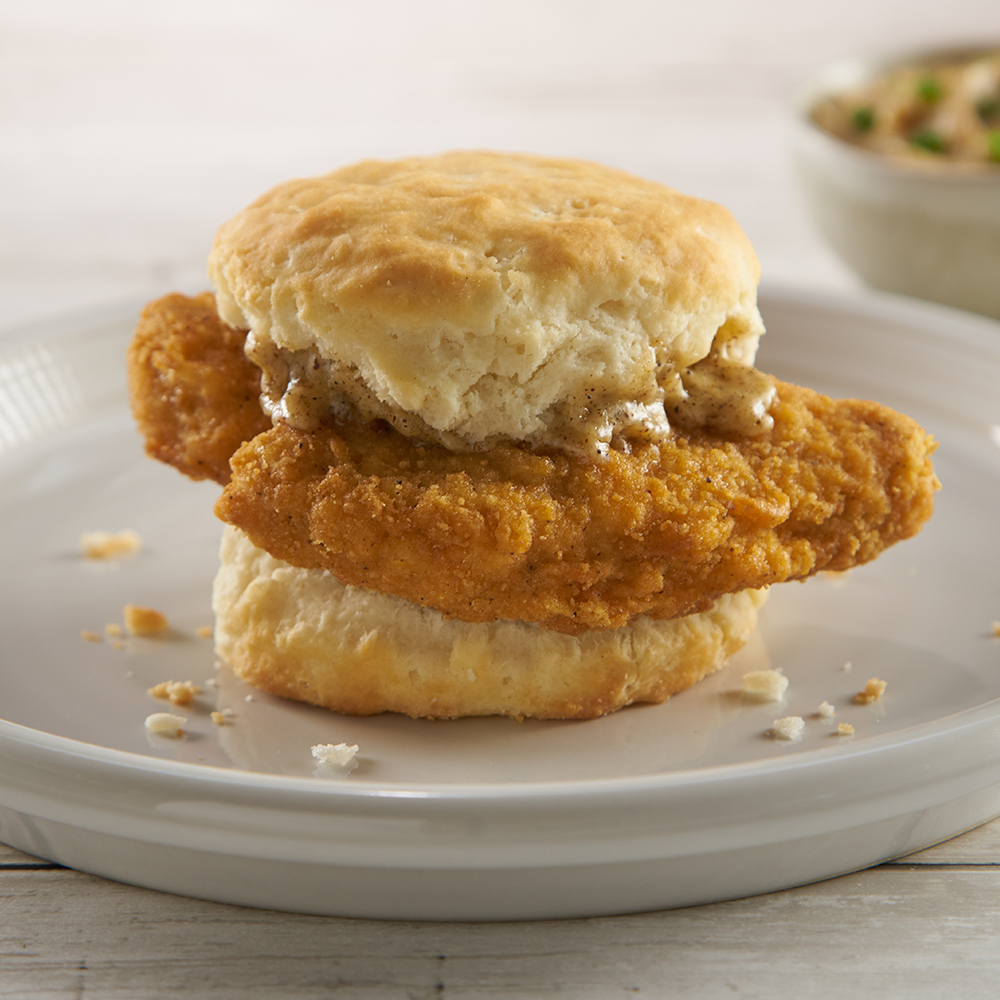 SWEET &amp; SMOKY BUTTER BISCUIT FEATURING GARDEIN® PLANT-BASED CHICK'N
